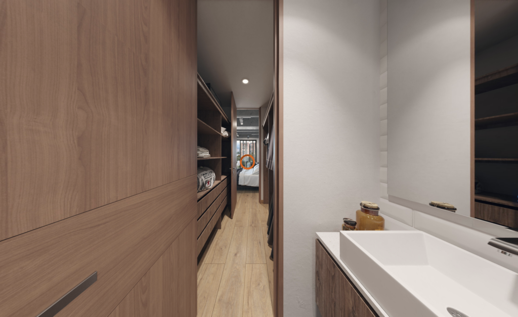 Walk in closet